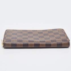 Louis Vuitton Damier Ebene Canvas Zippy Wallet
