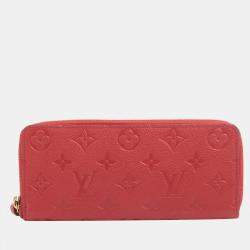 Louis Vuitton Portofeuil Clemence Wallet M60169 Ladies Red