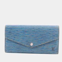 Louis Vuitton Portefeuille Sarah Sarah Wallet, Blue