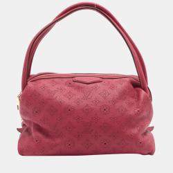 Red Louis Vuitton Monogram Mahina Galatea PM Shoulder Bag