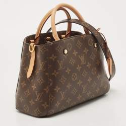 Pre Owned Louis Vuitton Monogram Canvas Montaigne BB Bag
