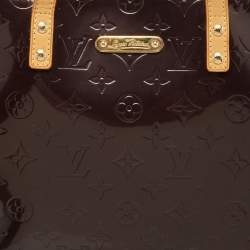Pre Owned Louis Vuitton Amarante Monogram Vernis Bellevue GM Bag