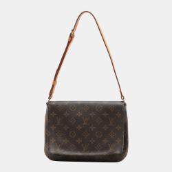 Louis Vuitton M62903 Monogram Shadow Pochette Discovery Clutch Bag Used