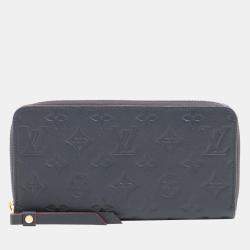 Louis Vuitton Monogram Empreinte Brodery Portefeuilles Crea M81139 Noir  Compact Wallet Louis Vuitton