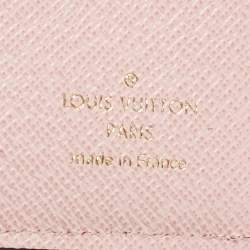 Louis Vuitton Rose Ballerine Damier Ebene Zoe Wallet