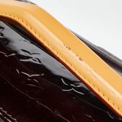 مملوكة مسبقًا حقيبة سفر لوي فيتون بيغاس فيرنينه مونوغرامي حمراء داكنة 45