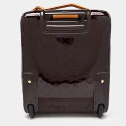 مملوكة مسبقًا حقيبة سفر لوي فيتون بيغاس فيرنينه مونوغرامي حمراء داكنة 45