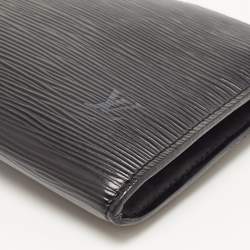 Pre Owned Louis Vuitton Black Epi Leather Pochette Accessoires