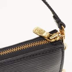 Pre Owned Louis Vuitton Black Epi Leather Pochette Accessoires