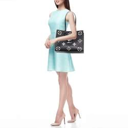 Pre Owned Louis Vuitton Bicolor Monogram Empriente Leather Giant Onthego MM Bag
