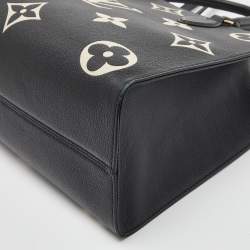 Pre Owned Louis Vuitton Bicolor Monogram Empriente Leather Giant Onthego MM Bag
