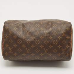 Pre Owned Louis Vuitton Monogram Canvas Speedy 30 Bag