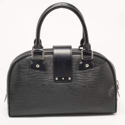 Pre Owned Louis Vuitton Black Epi Leather Montaigne GM Bag