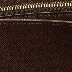Louis Vuitton Damier Ebene Canvas Zippy Wallet