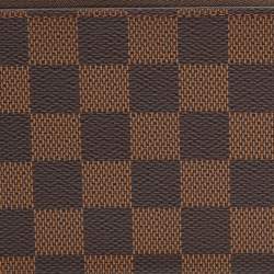 Louis Vuitton Damier Ebene Canvas Zippy Wallet