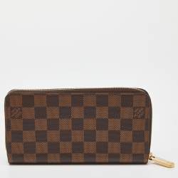Louis Vuitton Damier Ebene Canvas Zippy Wallet