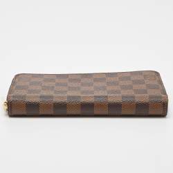 Louis Vuitton Damier Ebene Canvas Zippy Wallet