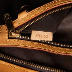 Pre Owned Louis Vuitton Amarante Monogram Vernis Brea GM Bag