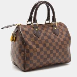 Pre Owned Louis Vuitton Damier Ebene Canvas Speedy 25 Bag