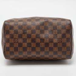 Pre Owned Louis Vuitton Damier Ebene Canvas Speedy 25 Bag