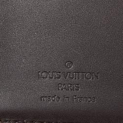 Pre Owned Louis Vuitton Amarante Monogram Vernis French Wallet