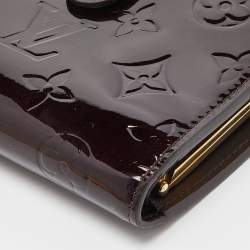 Pre Owned Louis Vuitton Amarante Monogram Vernis French Wallet