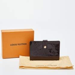Pre Owned Louis Vuitton Amarante Monogram Vernis French Wallet