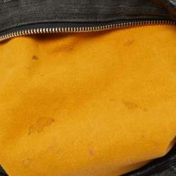 Pre Owned Louis Vuitton Black Monogram Denim Neo Cabby MM Bag