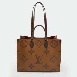 Pre Owned Louis Vuitton Monogram Reverse Giant Canvas OnTheGo GM Bag