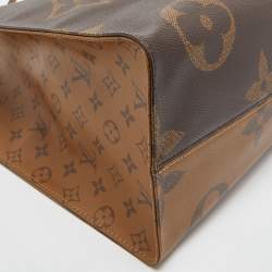 Pre Owned Louis Vuitton Monogram Reverse Giant Canvas OnTheGo GM Bag