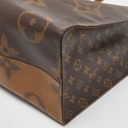 Pre Owned Louis Vuitton Monogram Reverse Giant Canvas OnTheGo GM Bag