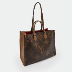 Pre Owned Louis Vuitton Monogram Reverse Giant Canvas OnTheGo GM Bag