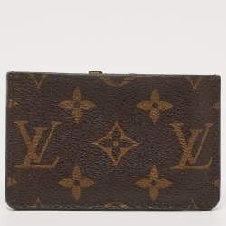 Louis Vuitton Black Monogram Canvas and Leather Kimono Card Case