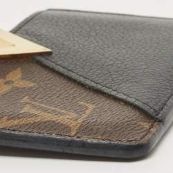 Louis Vuitton Black Monogram Canvas and Leather Kimono Card Case
