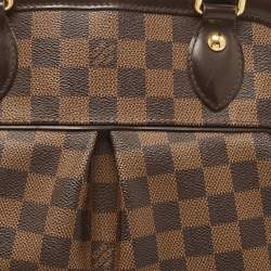 Pre Owned Louis Vuitton Damier Ebene Canvas Trevi PM Bag