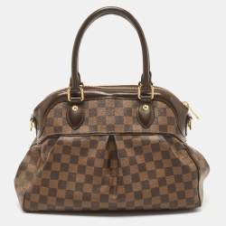 Pre Owned Louis Vuitton Damier Ebene Canvas Trevi PM Bag