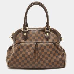 Louis Vuitton Danube PM Slim Damier Ebene Crossbody Bag Brown