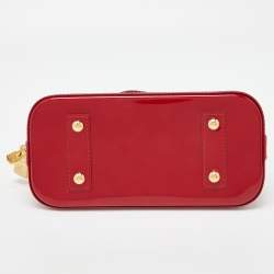 Pre Owned Louis Vuitton Indian Rose Monogram Vernis Alma BB Bag