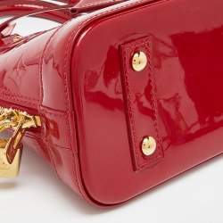 Pre Owned Louis Vuitton Indian Rose Monogram Vernis Alma BB Bag