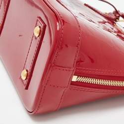 Pre Owned Louis Vuitton Indian Rose Monogram Vernis Alma BB Bag