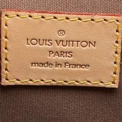 Louis Vuitton Beige Poudre Monogram Vernis Alma GM Bag