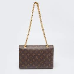 Pre Owned Louis Vuitton Black Monogram Canvas Victoire Bag