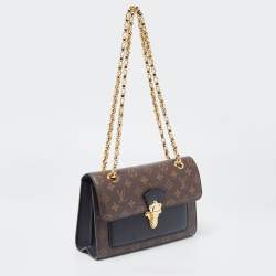 Pre Owned Louis Vuitton Black Monogram Canvas Victoire Bag