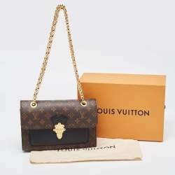 Pre Owned Louis Vuitton Black Monogram Canvas Victoire Bag