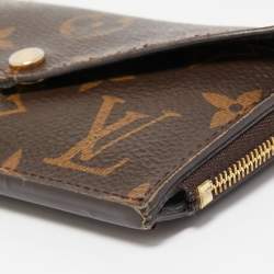 Pre Owned Louis Vuitton Black Monogram Canvas Recto Verso Card Holder