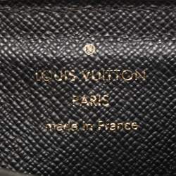 Pre Owned Louis Vuitton Black Monogram Canvas Recto Verso Card Holder