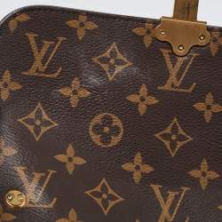 مملوكة مسبقًا Louis Vuitton Black Vernis Leather and Monogram Canvas Cherrywood BB Bag