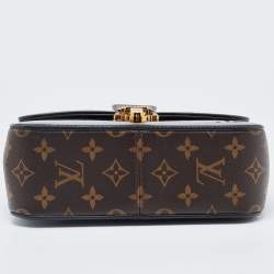 مملوكة مسبقًا Louis Vuitton Black Vernis Leather and Monogram Canvas Cherrywood BB Bag