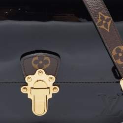 مملوكة مسبقًا Louis Vuitton Black Vernis Leather and Monogram Canvas Cherrywood BB Bag