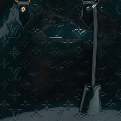 Pre Owned Louis Vuitton Green Monogram Vernis Alma GM Bag